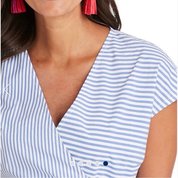 Vineyard Vines Grier striped wrap dress, NWT! XS - Picture 4 of 10